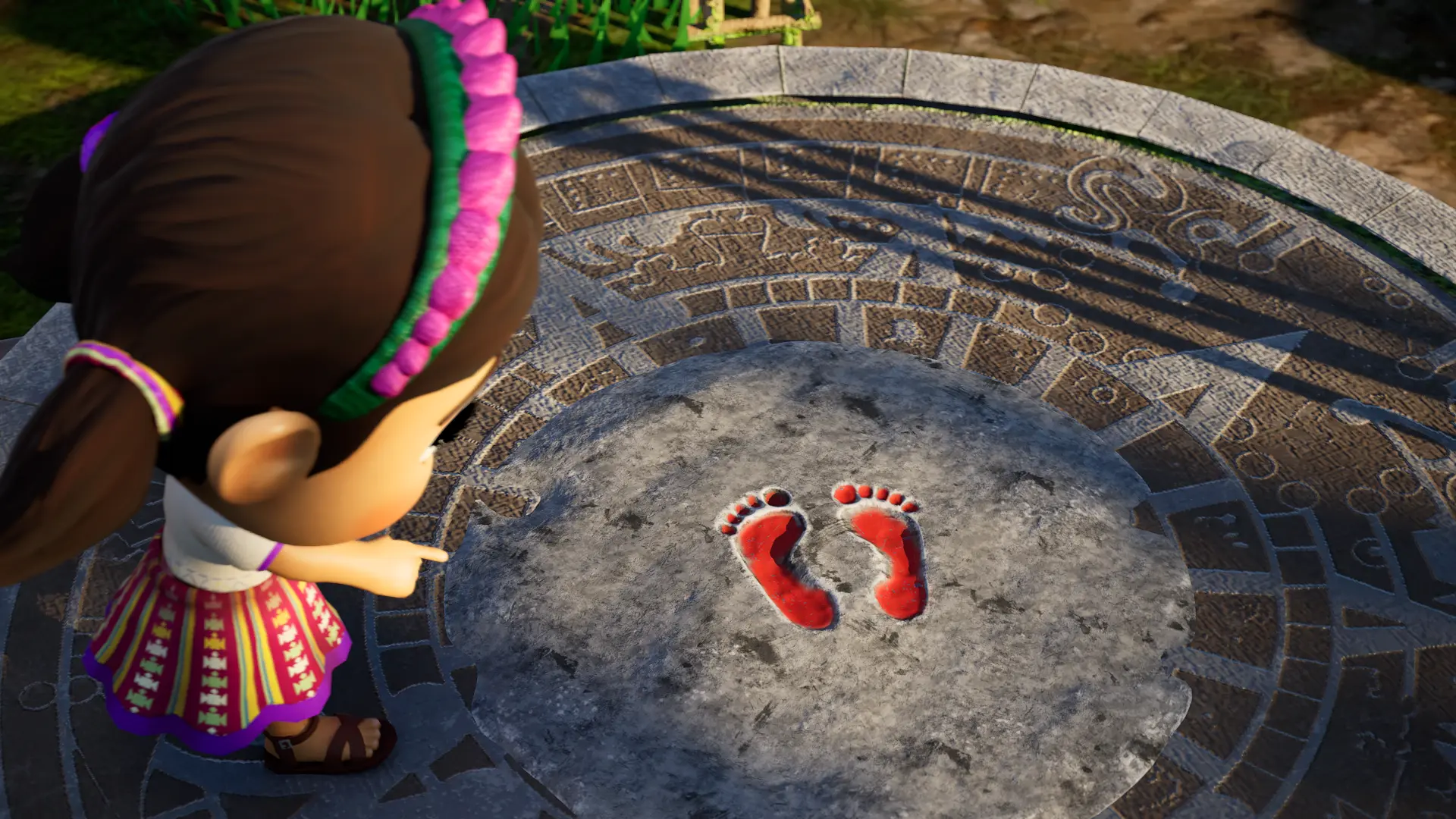 itza takalik abaj modelado 3d mayan maya olmecas cortometraje altar from above